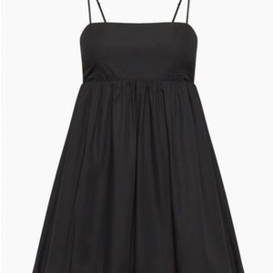 NWT Size Small Black Aritzia Sunday Best Elio Poplin Dress